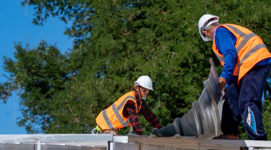 Roof maintenance in Wickett, TX